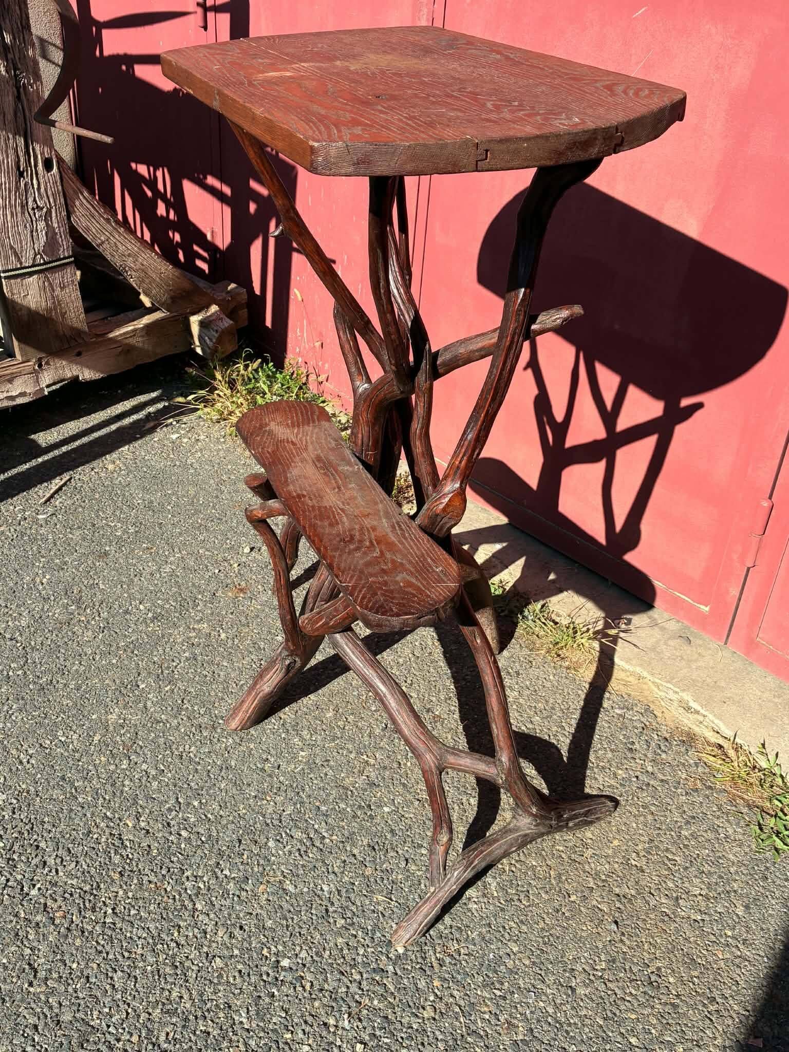 Wooden stool