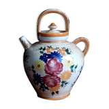 Hand-painted gargoulette floral motif