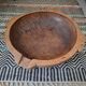 Large antique wooden bowl
