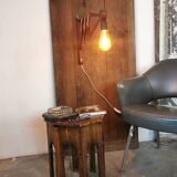 Danish teak scissor wall light circa 1960