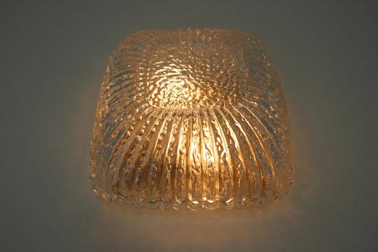 Midcentury Design Wall or Ceiling Lamp, Flush Mount, Limburg, 1970s