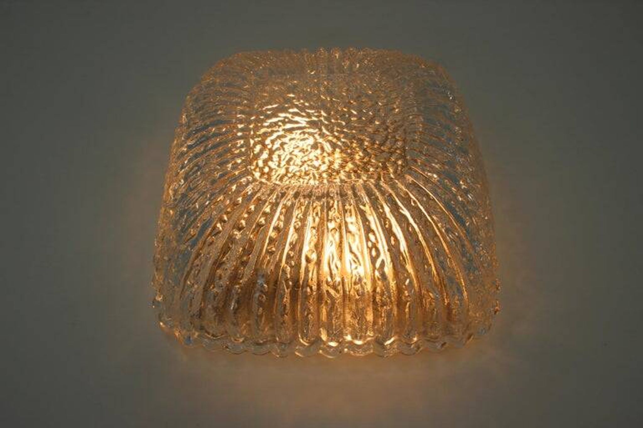 Midcentury Design Wall or Ceiling Lamp, Flush Mount, Limburg, 1970s