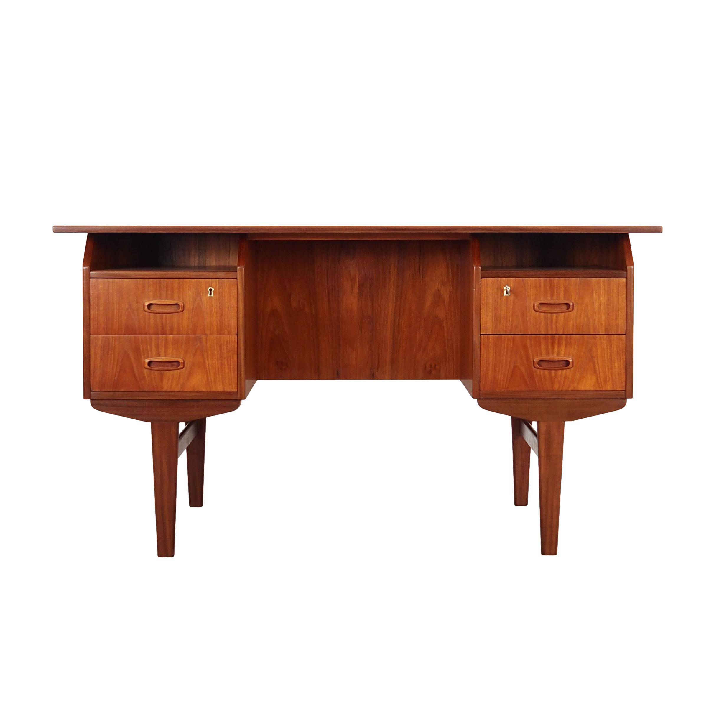 Teak desk, Danish design, 1970s, production: Denmark