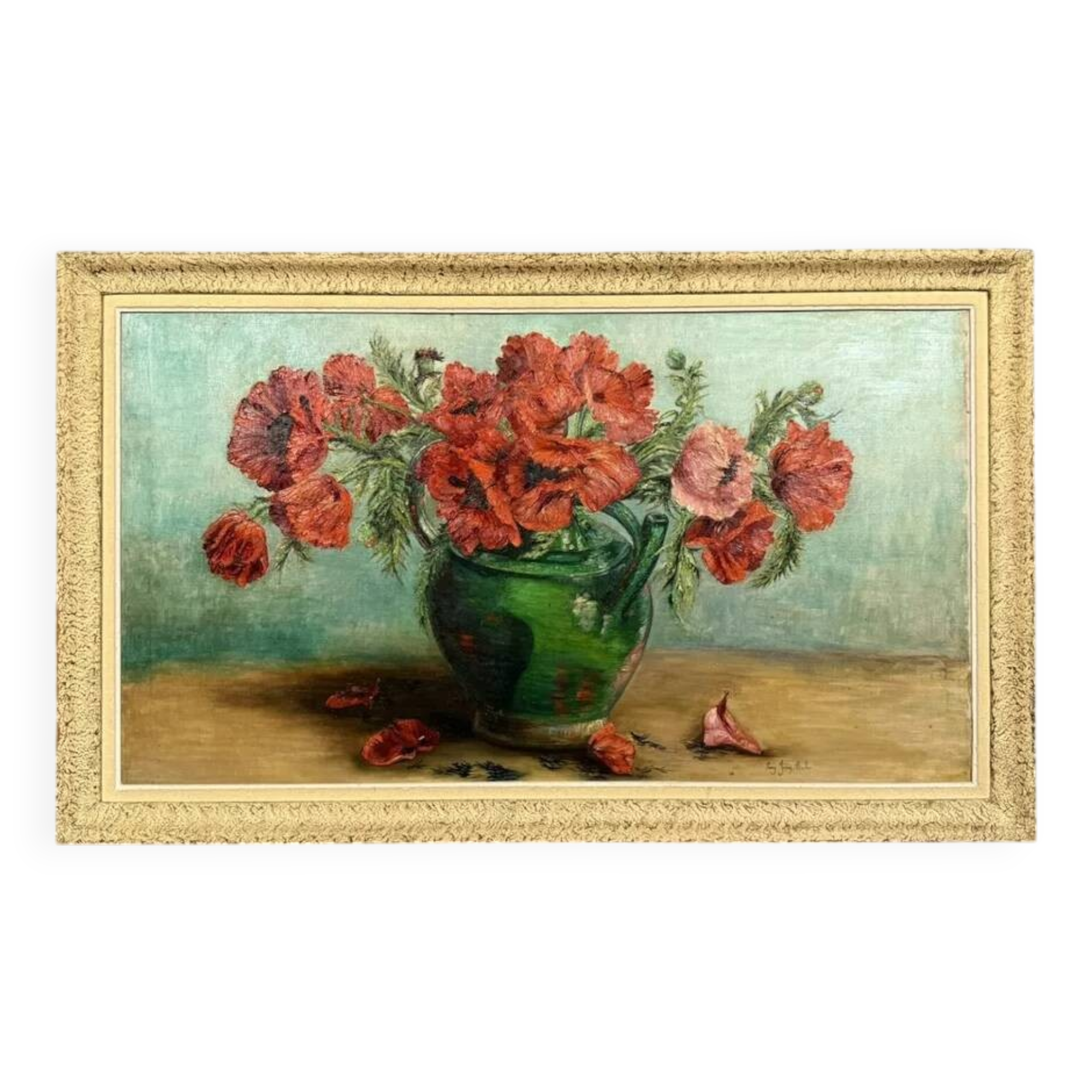 Art Deco period painting / oil on canvas circa 1930