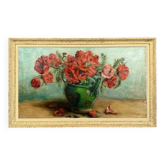 Art Deco period painting / oil on canvas circa 1930