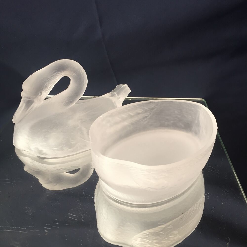 DUCK FROSTED GLASS BAG OR POCKET TRAY