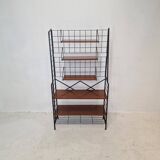 Italian Free Standing Teak Shelving Unit, 1950's