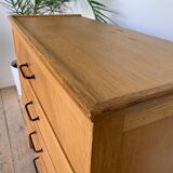 Vintage oak dresser 4 drawers