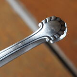 Solid silver sugar clamp Art Deco style