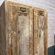 Antique patinated cloakroom