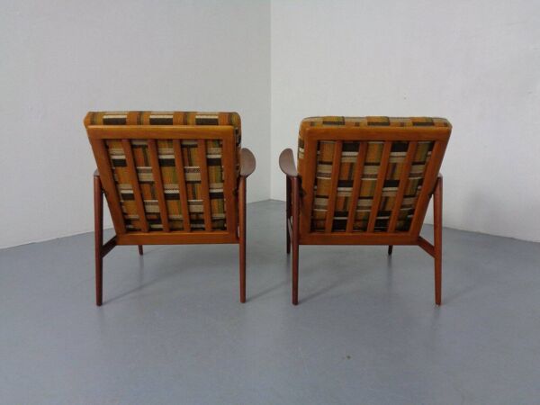 Danish Lounge Chair in Organic Teak by Hans Olsen, 1960s