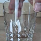 Broc a eau et verre en cristal de baccarat modele piccadilly