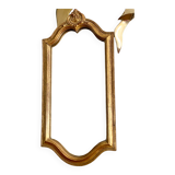 Old rectangular gilded mirror 43 x 21 cm