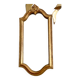 Ancien miroir doré rectangulaire 43 x 21 cm