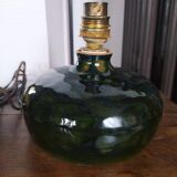 Lamp foot in glazed ceramic from Vezenobres