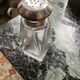 Art Deco crystal silver-plated sugar shaker