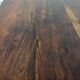 Brutalist coffee table in solid teak