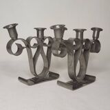 Art Deco candlesticks Delavan Paris