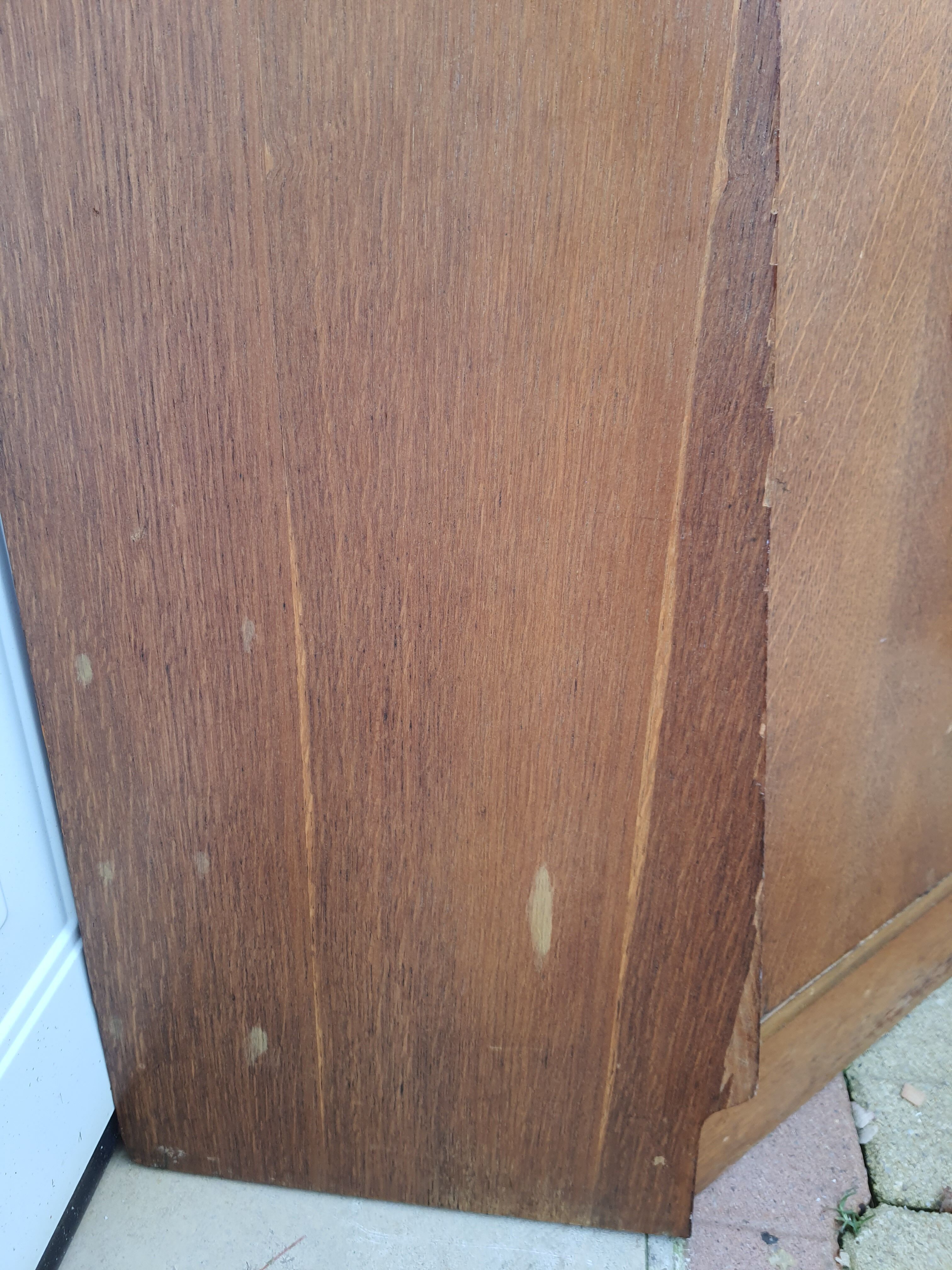 Vintage danish corner desk