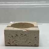 Travertine ashtray