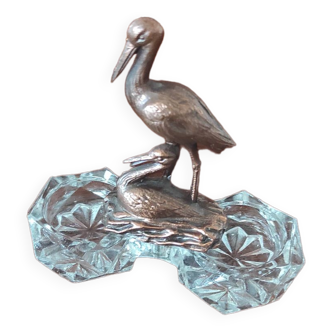 Alsace stork salt and pepper shaker