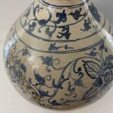 Vietnam large bottle blue bench H 35,5 cm