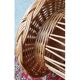 Rattan side table