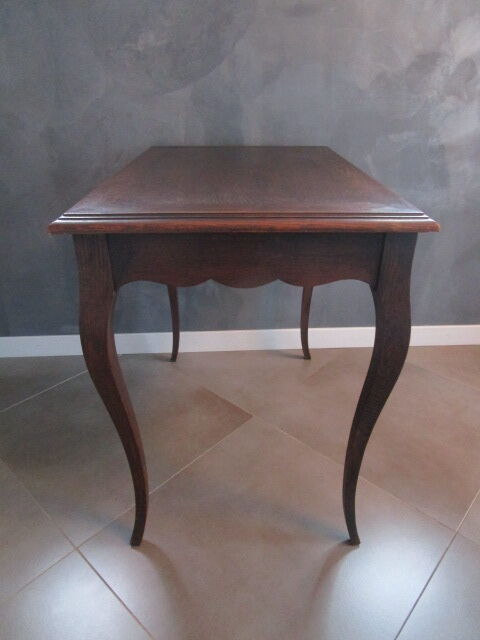 Antique table or oak desk