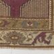 Vintage Burgundy Cream Runner Rug, 78x332Cm