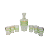 Carafe et ses 6 verres