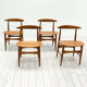 Danish Teak Dining Chairs by Mogens Kold, 1960s
