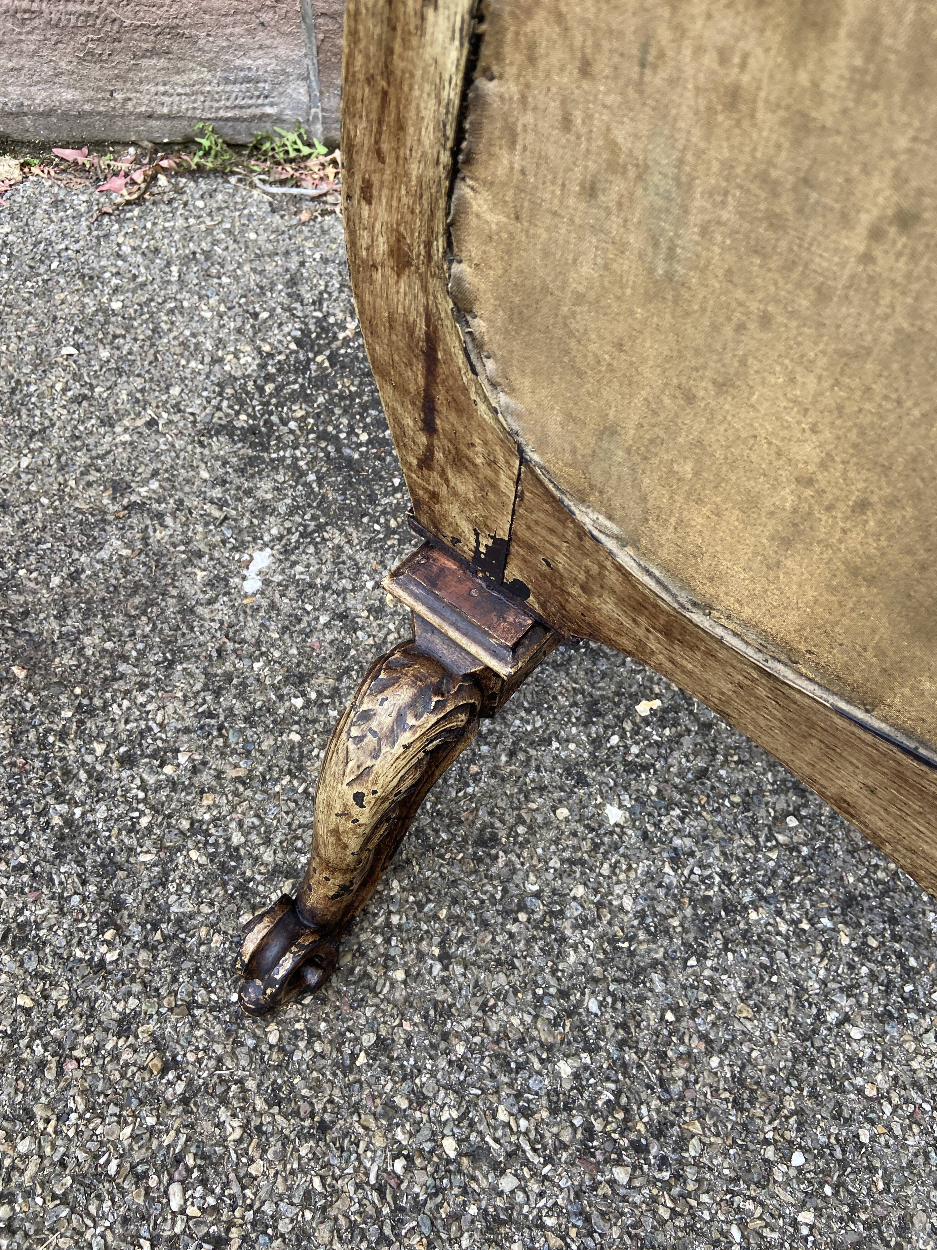 Louis XV fireplace fire screen Rocaille walnut 19th century