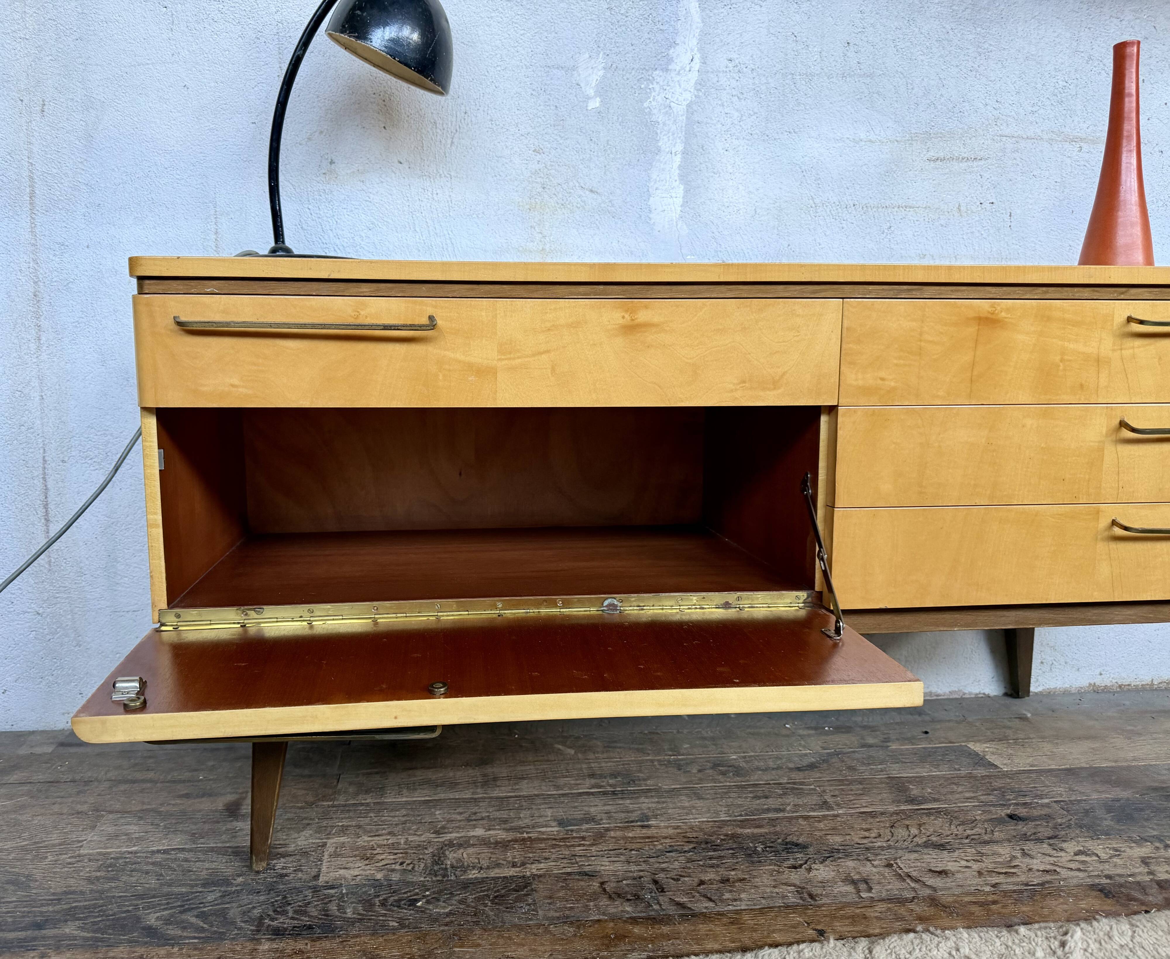 ✨ TV unit / Vintage sideboard from the 60s on tapered legs ✨