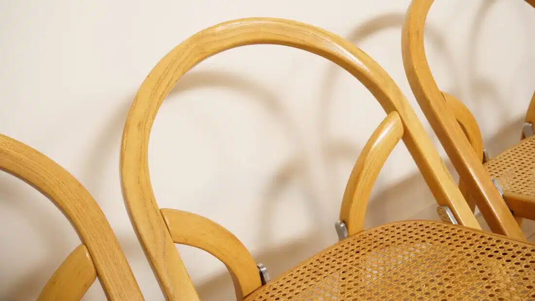 Set of 6 folding chairs | Arca | Gigi Sabadin for Crassevig