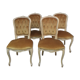 Set de 4 chaises de style Louis XV