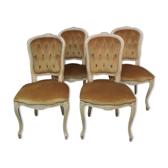 4 Louis XV style chairs