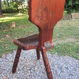Chaise tripode esprit chalet