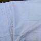 Old white sheet monogrammed E.P embroidered cotton