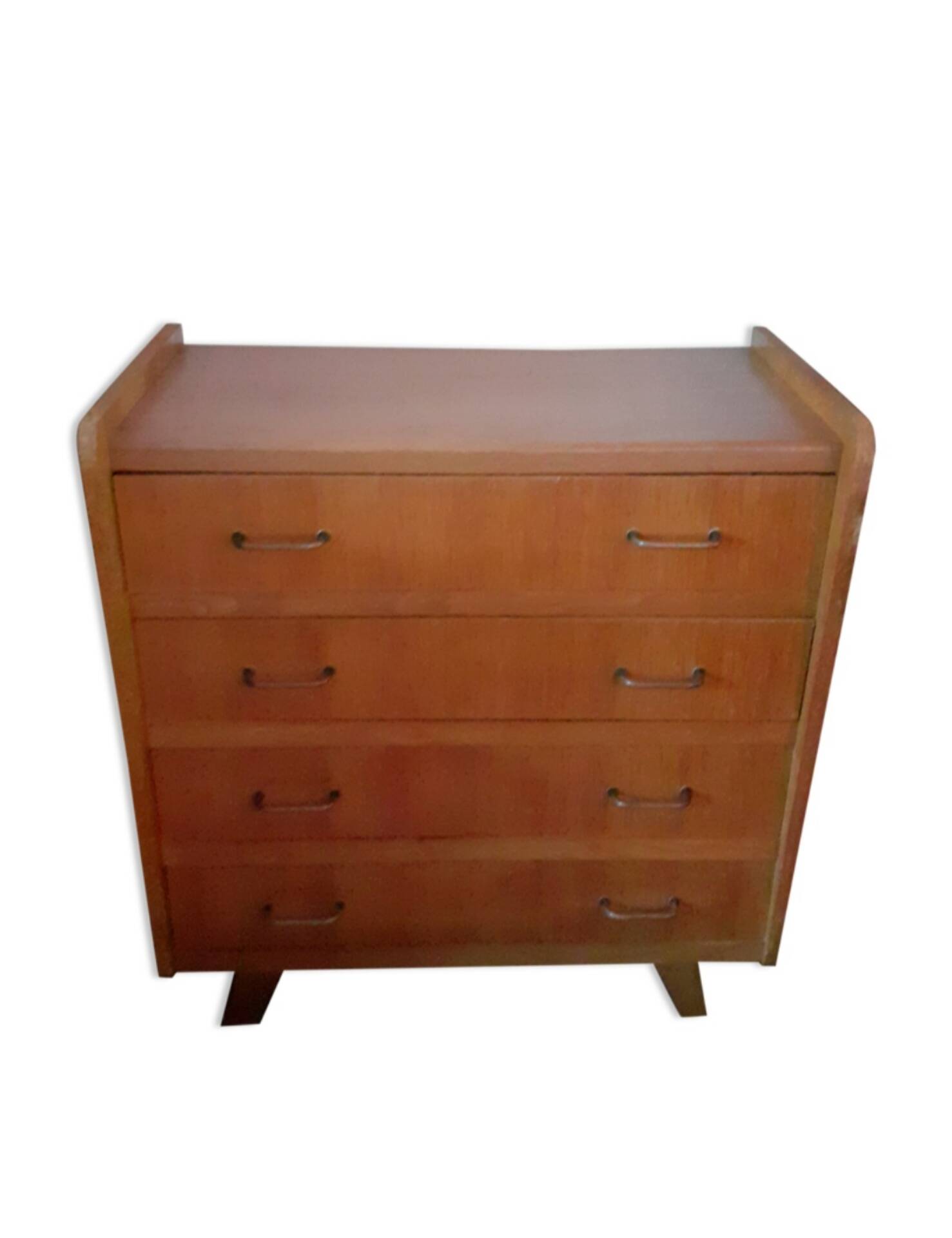 Commode vintage années 50/60 – 4 tiroirs – esprit moderniste