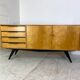 mid-century modern birch sideboard, 1950s