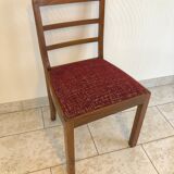 Old dining chair reupholstered