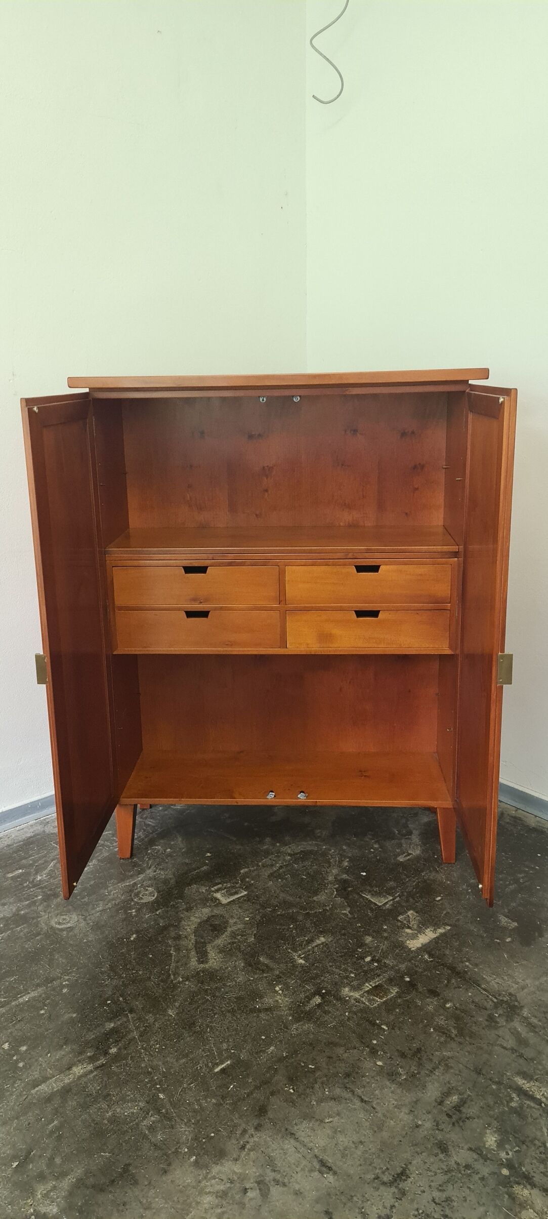 Vintage almost Brutalist cupboard