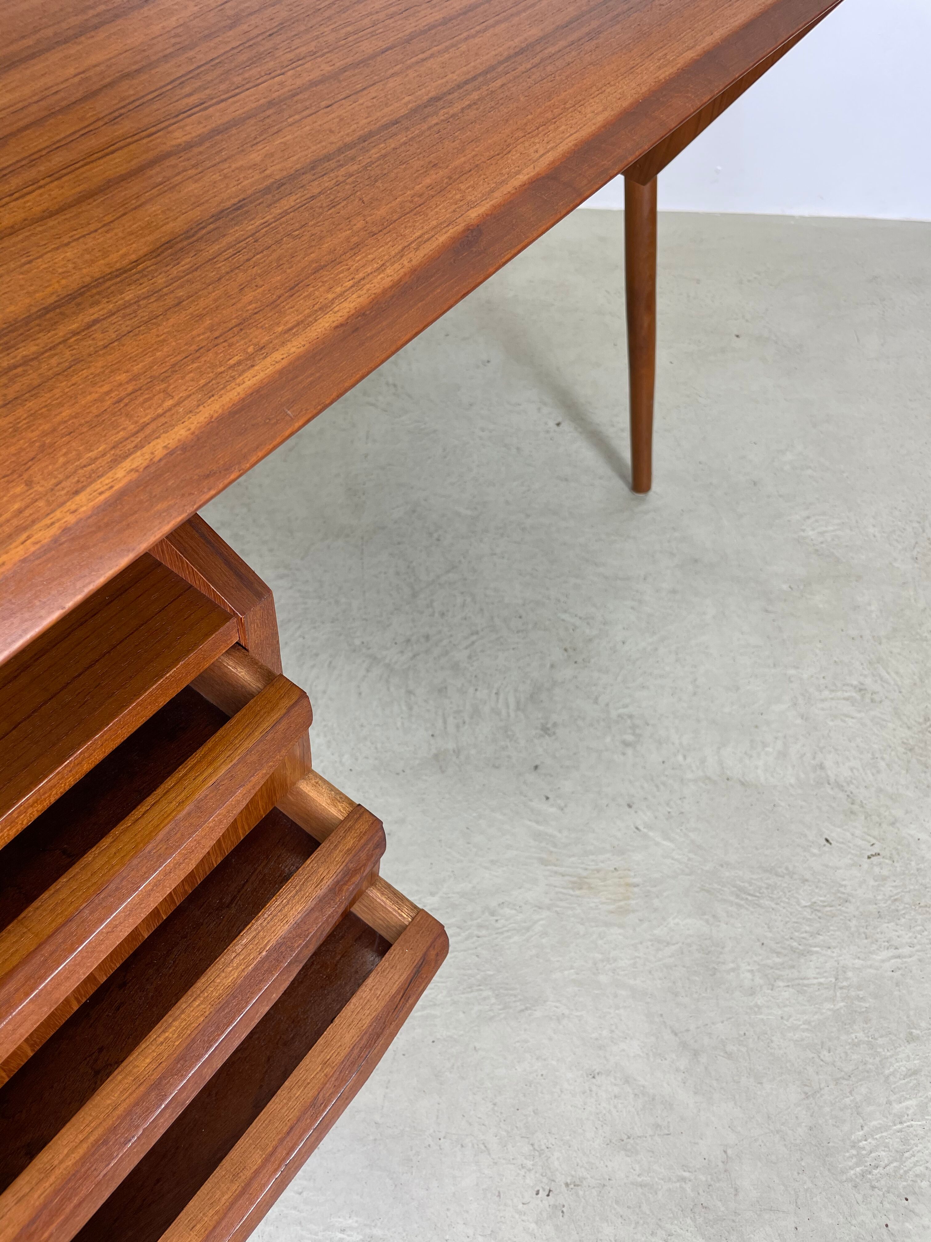 MidCentury Teak Desk by Tibergard, Denmark 1960