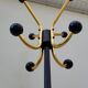 Vintage Parrot Coat Rack with balls 1950s design