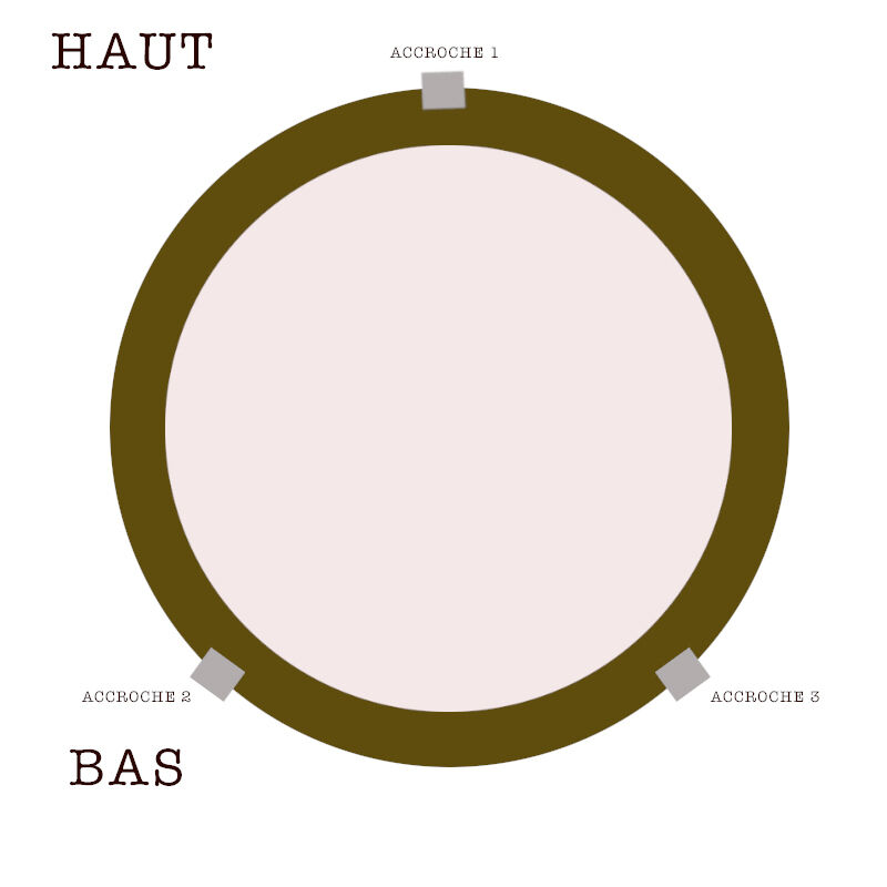 Chiseled double complexion mirror