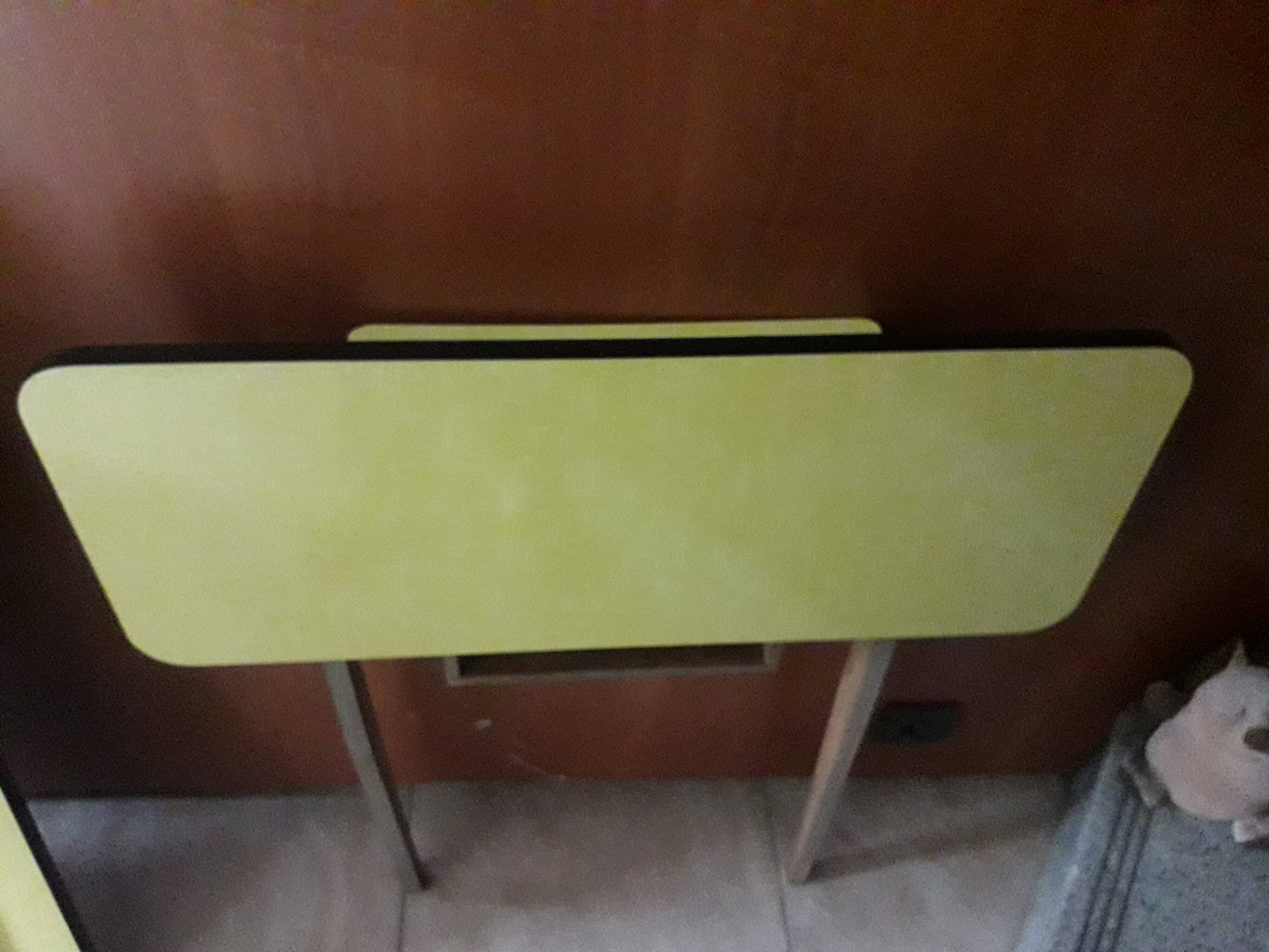 Vintage yellow formica table