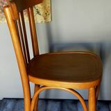 Chaise de bistrot Mahieu en bois courbé début XXème