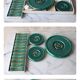 Set of trivets / bottle knife holder barbotine from the 1950s.