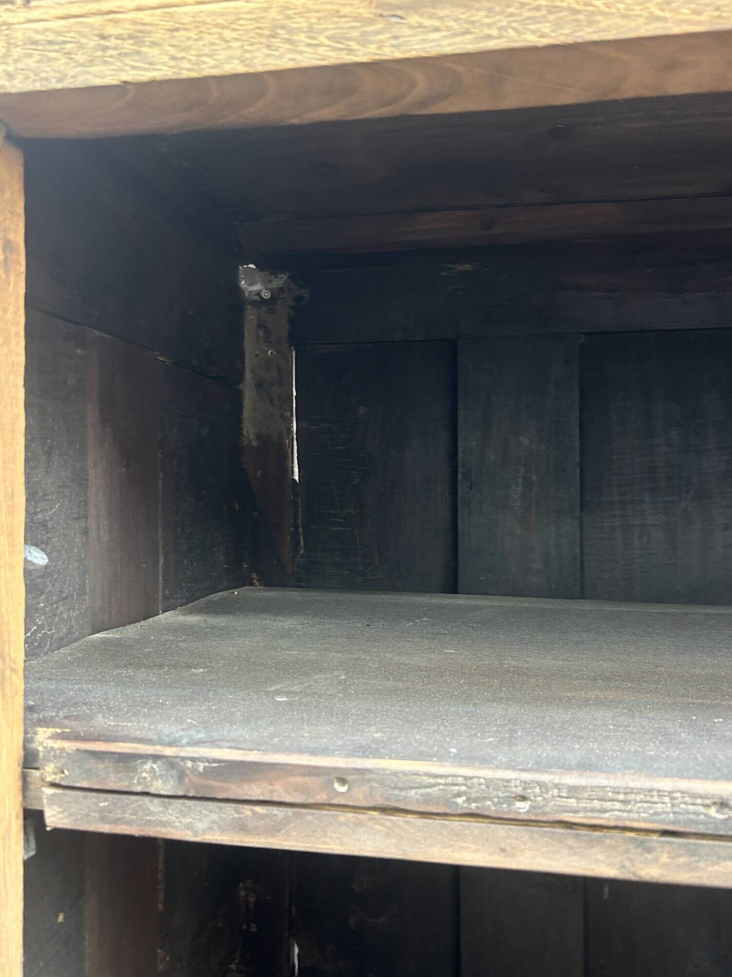 Louis XIV Style wardrobe, two doors, in oak