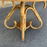 Bamboo side table, Italy 1960